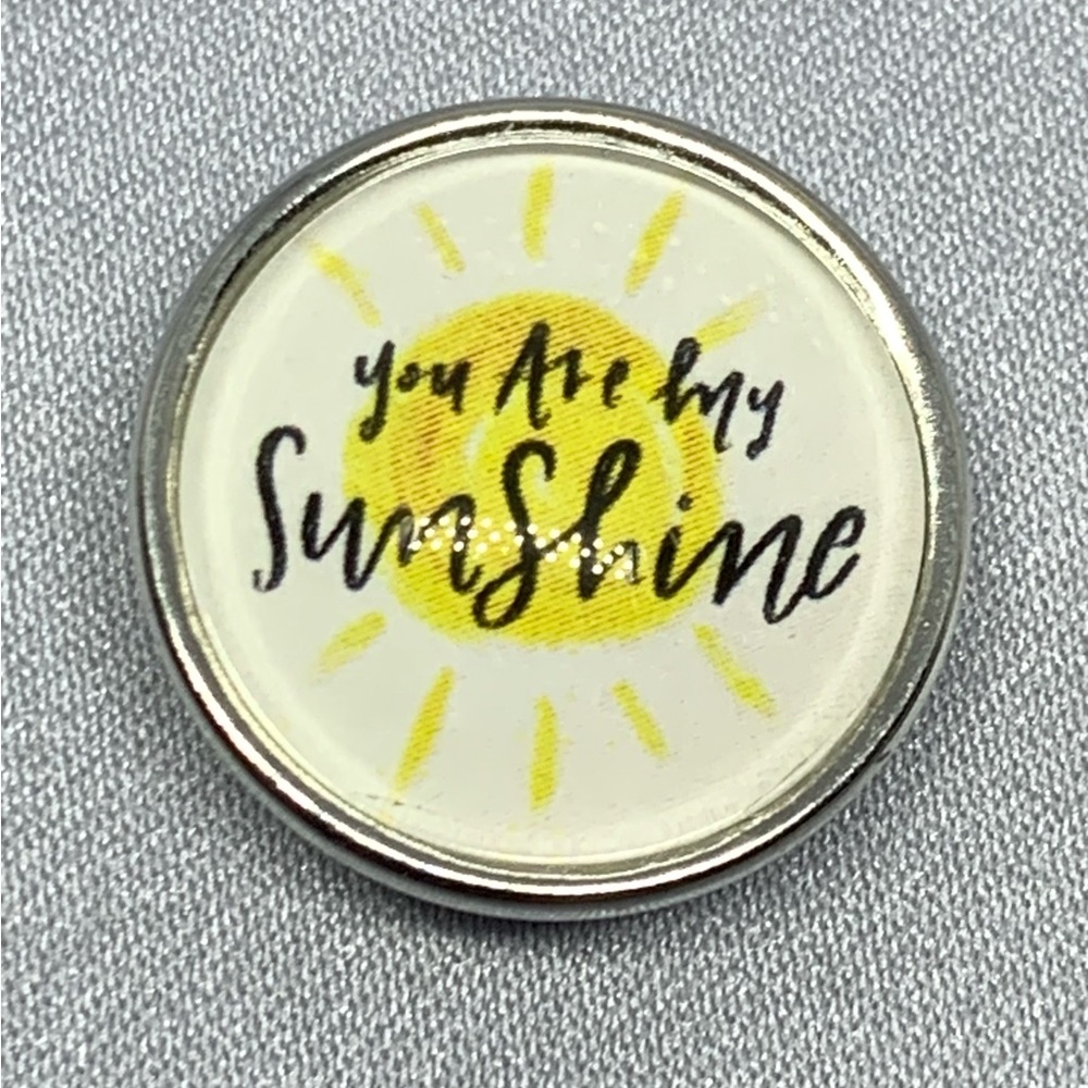 You Are My Sunshine - Snap Button Charm - Oh Snap!